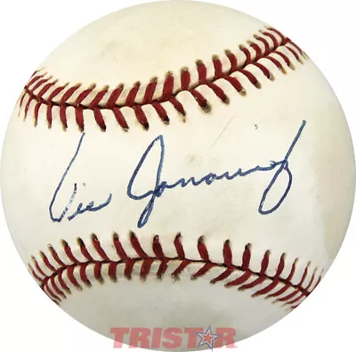 Vic Janowicz Autographed AL Baseball PSA - Heisman Trophy Ohio State Buckeyes • $458.85