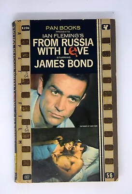 Ian Fleming From Russia With Love Pan Movie Tie-in 13th Printing 1963 James Bond • $13