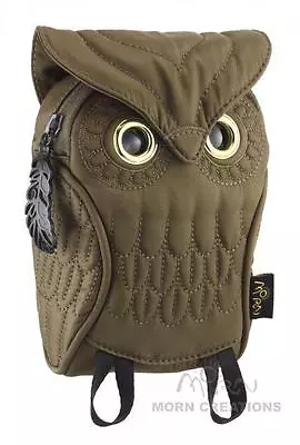 Owl 3D Pouch BROWN MORN CREATIONS Bag Iphone Camera Hoot Hooter • $39.99