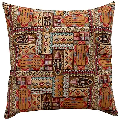 XL Traditional African Style Tapestry Cushion. Tribal Mask 23  Tapestry Cushion. • £19.99