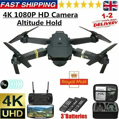 E58 Drone With Camera For Adults And Kids1080P HD GPS WiFi FPV RC Quadcopter • £20.99