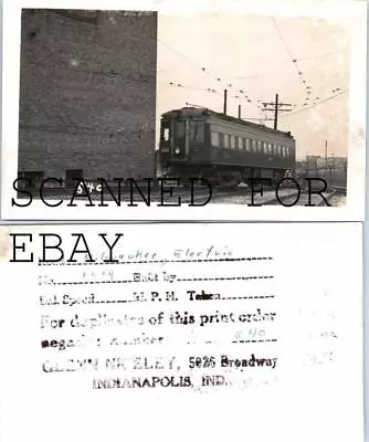Milwaukee Electric #1119 Interurban May 1940  VINTAGE RAILROAD PHOTO • $10