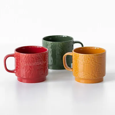 £21.99 • Buy Set Of 3 Mason Cash Stoneware Animal Mugs Tea Coffee Stacking Hot Drinks Cups