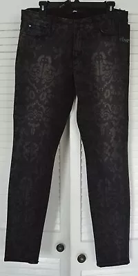 Women's Faded Mid Rise SKINNY JEANS 98% Cotton 2% Lycra Size 30 NEW • $29.99