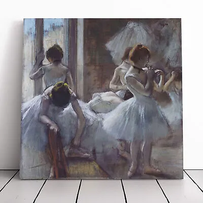 Edgar Degas Dancers Preparing No.1 Canvas Wall Art Print Framed Picture Decor • £29.95