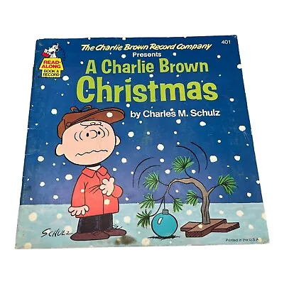 VTG A Charlie Brown Christmas (1977) Record & Book Charles Schulz • $10