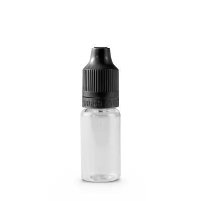 £249.99 • Buy 10ml Empty Plastic Bottles Clear PET Essential Oils Liquid White Cap QUALITY UK