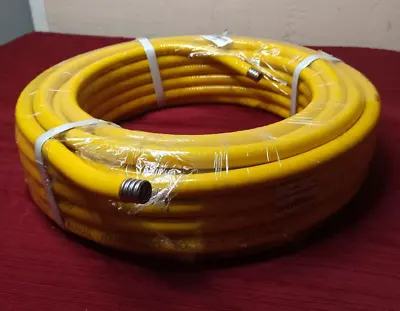 Grehitk 70ft 1/2'' Flexible Gas Line CSST Corrugated 1/2'' Yellow • $69.99