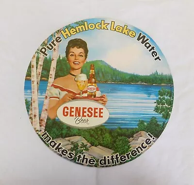 Vintage Genesee Beer Paper Tray Liner Jenny At Hemlock Lake Rochester NY • $6.95