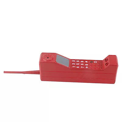 (Red)Retro Brick Cell Phone Ornament Vintage Cellular Phone Model Simulation New • $15.04