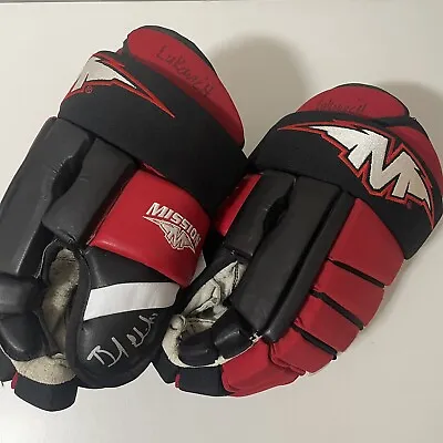 Pro Stock Mission M1 Gloves 14” New Jersey Devils Brad Lukowich Game Worn PSH • $209