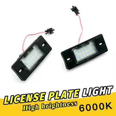 LED License Plate Light Assembly Replacement For VW Golf 4 MK4 Variant Bora  • $14.16