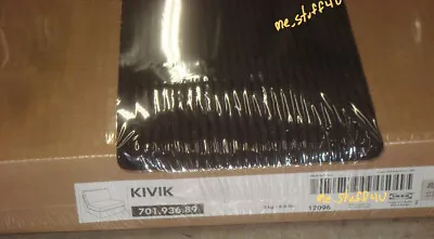 $157 • Buy KIVIK One Seat Section Slipcover Tranas Black Corduroy  ORIGINAL IKEA NIB