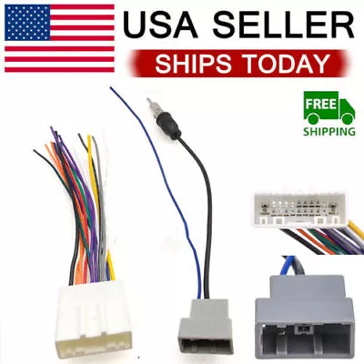 Car Stereo Wiring Harness Adapter CD Radio Cable Install Plugs For Nissan70-7552 • $7.85