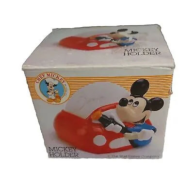 Vintage Mickey Holder Ceramic Hand Painted Disney Mickey Mouse  • $13.97