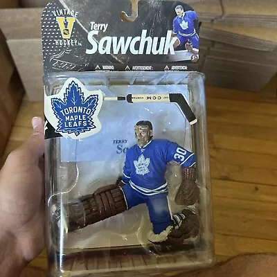 Terry Sawchuk Maple Leafs McFarlane Rare • $40