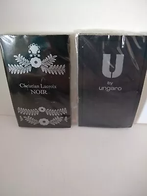 Avon 2 Packs Of Fragrance Samples Christian LaCroix Noir U By Ungaro • $16