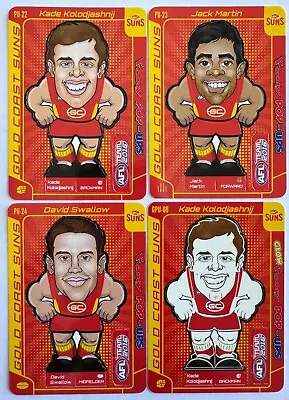 2016 Teamcoach Footy Pop Ups Team Sets - Gold Coast (4) • $8