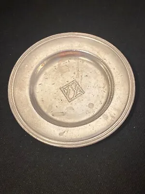 International Silver Co. 05002 20 S.S. (Steam Ship?) Corporation NY Mini Plate • $34.95