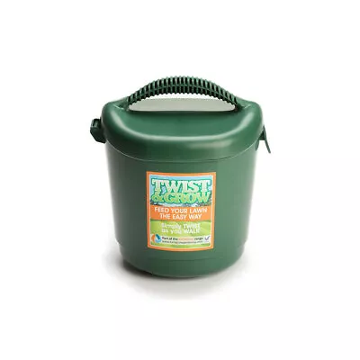 Twist & Grow Hand Held Lawn Garden Grass Seed Feed Spreader Applicator | 3.5kg • £13.45