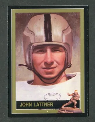 John Lattner Notre Dame NCAA Football Card 1953 Heisman Trophy Winner Collection • $2.79
