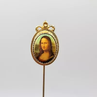 Vtg Pin Stickpin SARAH COVENTRY Masterpiece Mona Lisa Theme Fashion Jewelry  • $24.99