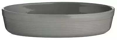 Mason Cash Large Oven Vegetable Roasting Lasagne Dish Grey Oval Pie Dish • £17.99