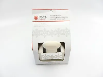 Martha Stewart Snowflake Trim Double-Edge Punch - 1  Wide Strips Paper Border • $30.75