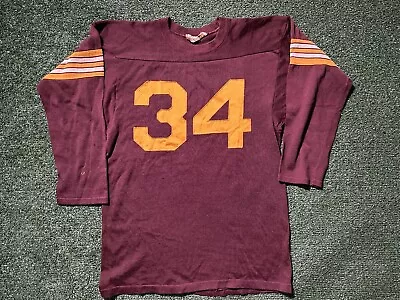 Vintage Durene Football Jersey USC ? Burgundy Maroon Yellow • $200