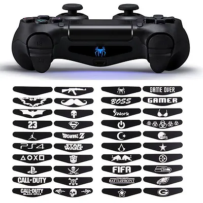 $6.59 • Buy 40PCS LED Light Bar Cover Decal Skin Sticker For PlayStation 4 PS4 Controller