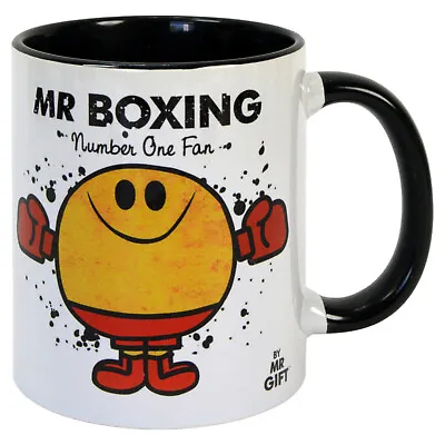 Boxing Mug - Sports Gift Gloves Punch Fight Fan Present Gift For Dad Him Man • £7.95