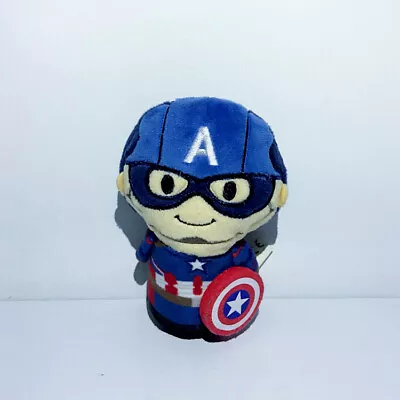 Itty Bittys Captain America Marvel Beanie 4” Mini Plush Toy Kids Superhero • £7.99