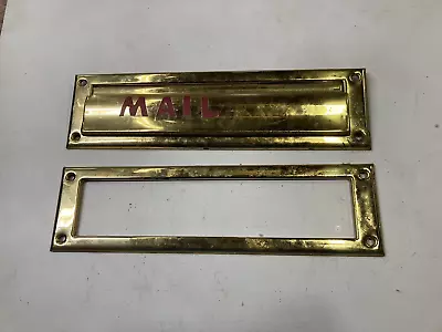 Metal Double Sided Spring Door Mail Slot Approx. 13  X 3.75  • $35