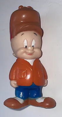 Vintage Warner Brothers Looney Tunes Elmer Fudd Hunter Toy Figure 1994 5” Squeak • $17.99