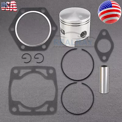 Piston Ring & Gasket Kit For EZGO 2 Cycle Gas Golf Cart 1976-1988 0.25mm Bore • $33.80