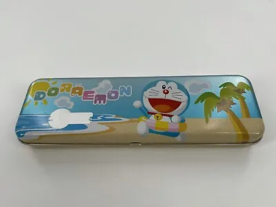 2009 Doraemon Tin Pencil Case Box Rare Y2K Fujiko Vintage • $22