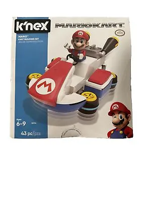New K'NEX Mario Kart Mario 43pc Kart Building Set Nintendo Super Mario Bros New • $12.95