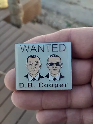 DB Cooper Hunt America's Most Wanted Fbi Man Hunt Airplane Hijacking Hat Pin • $30.52