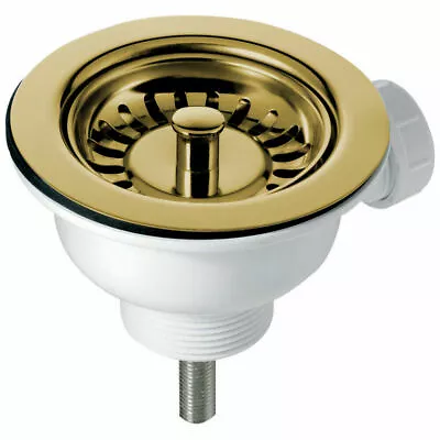 £19.99 • Buy 90mm Basket Strainer Waste For Astini, RAK, Rangemaster, Caple Kitchen Sink