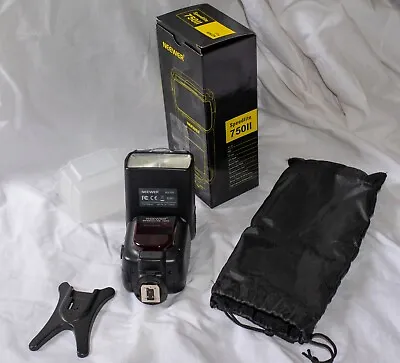 £30 • Buy Neewer 750 II Speedlite Flash Unit / Flashgun For DSLRs  Nikon Fit, Stand & Box