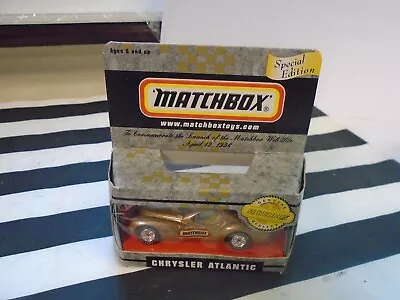 Matchbox Special Edition Chrysler Atlantic MINT FACTORY SEALED! RARE IN UK! NOS • £9.99