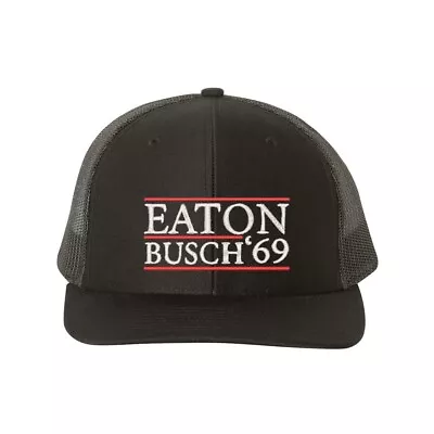 Campaign Hat Eaton Busch 69 Funny Political  Trucker SnapBack Richardson 112 NEW • $24.99