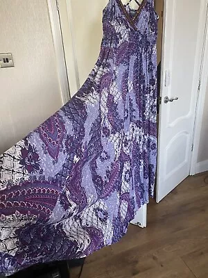  Maxi Dress Size 12. Paisley Purple. New With Tag • £9