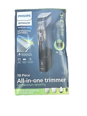 PHILIPS Norelco Multigroom 5000 All-in-one Trimmer MG5910/49 (NEW SEALED) • $50.80