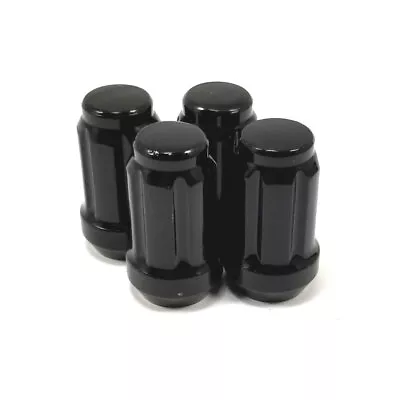 4x Excalibur 98-0397BK Lug Nuts 12x1.50 6-Point Spline Black Closed End HD EC • $8.75