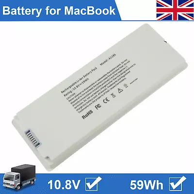 £18.95 • Buy Battery A1185 For Apple MacBook 13  Late 2006 2007 2008 2009 A1181 White 59Wh UK