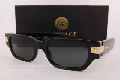 Brand New VERSACE Sunglasses VE 4465 GB1/87 Black/Dark Gray For Men • $249.99