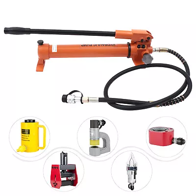 For 4 & 10-Ton Hydraulic Ram Cylinder Manual Hydraulic Pump Hand Pump CP-700 US • $90.25