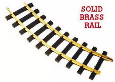 USA Trains R81700 G Brass 10' Diameter Curved Track Section (12) • $317.88