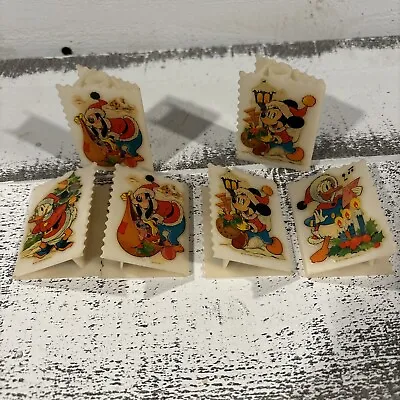 6 Vintage Walt Disney Co. Kurt Adler Christmas Tree Light Covers • $14.99